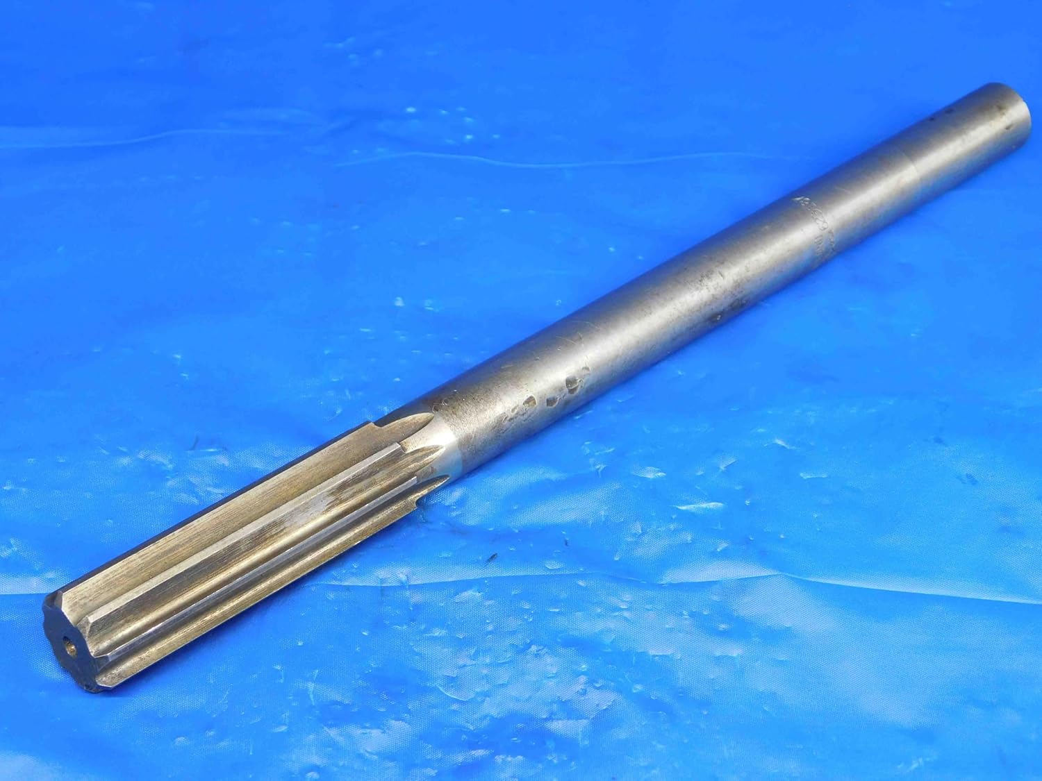 USA Made T.D. CO. 47/64 OD HSS Chucking Reamer 8 FL .7343 ONSIZE Made in USA - BR1583LVR