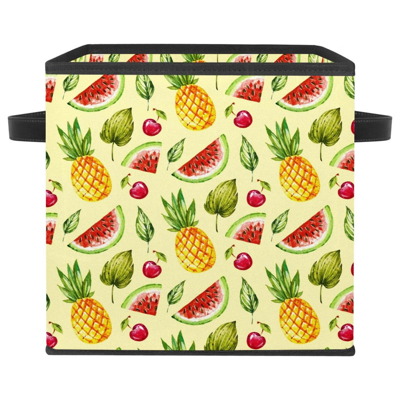 Cube de rangement avec poignées pour jouets et dressing gain de place