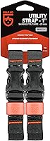 Vista 11 de GEAR AID Correas de uso general con hebilla de liberación lateral, asegura y comprime equipamiento de camping, ciclismo, caza, navegación, ancho