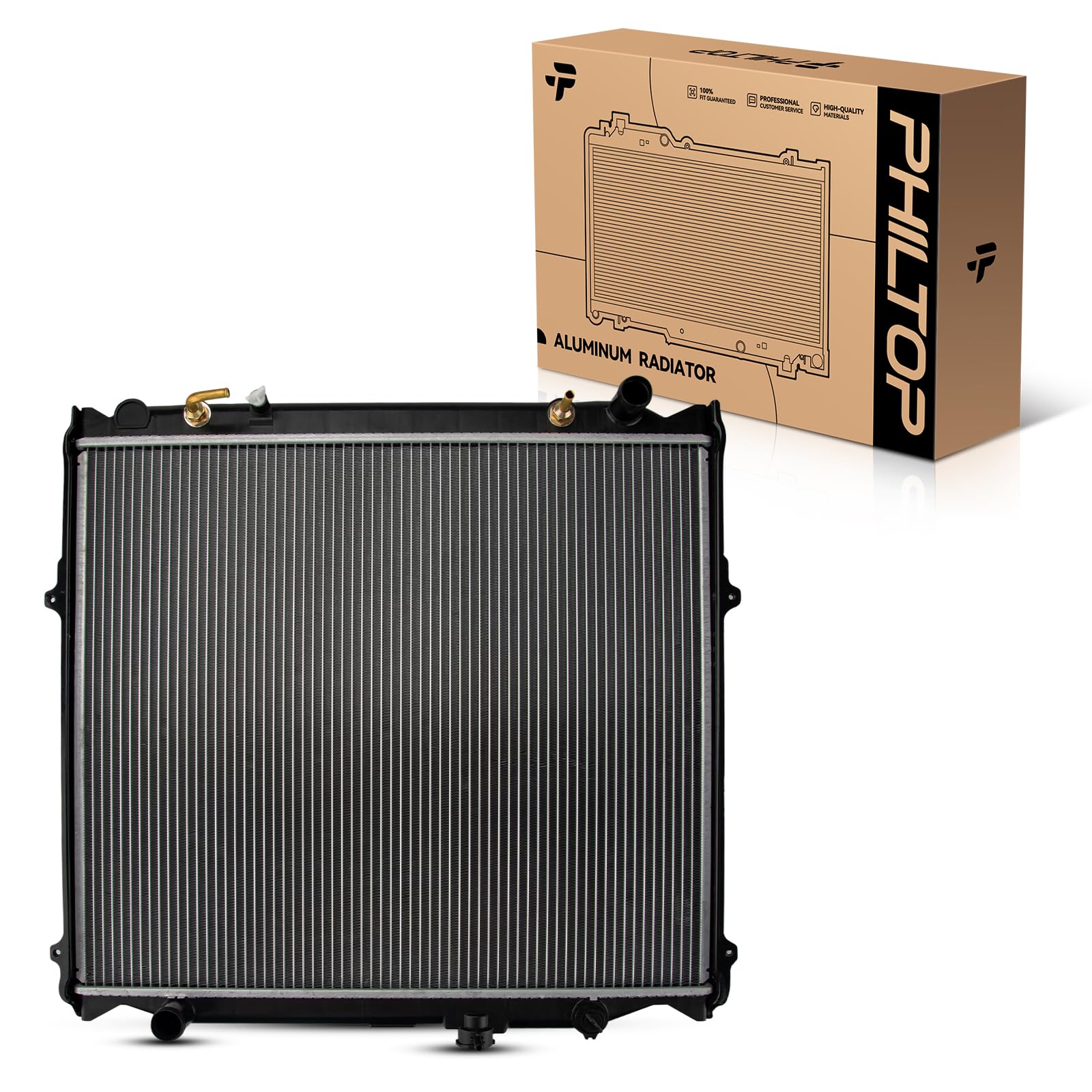 PHILTOP Car Replacement Radiator for 1996-2002 4Runner CU1998