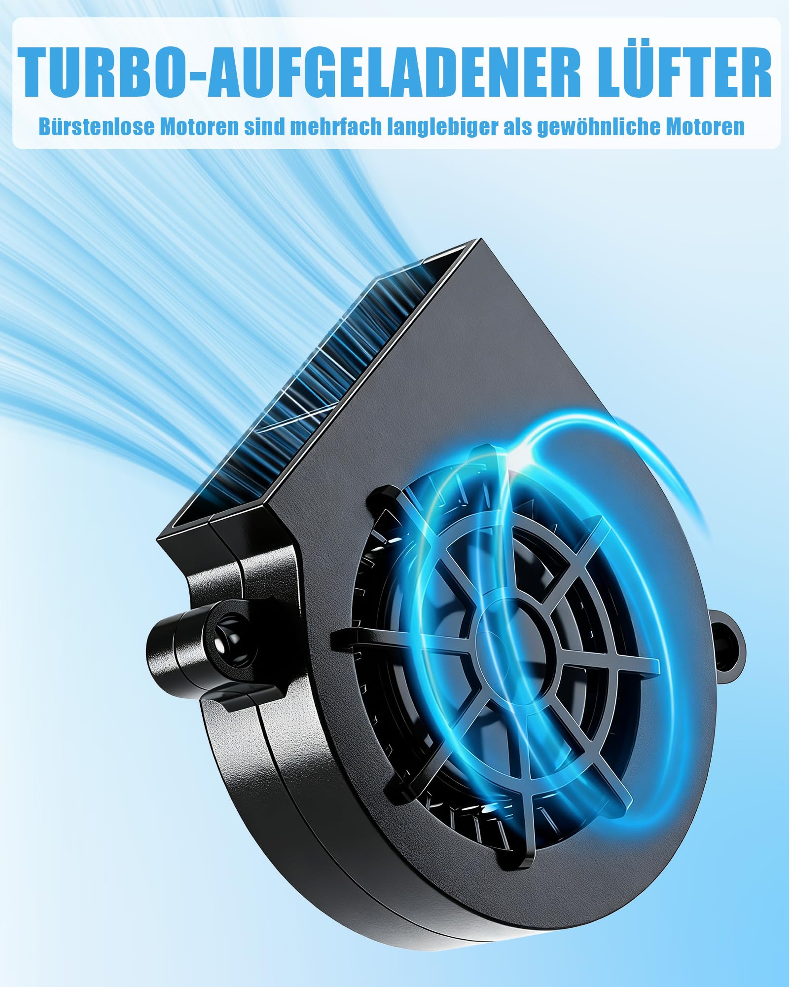 Sitzkissen mit Ventilator, Kühlende Sitzauflage mit Auto-Sensor