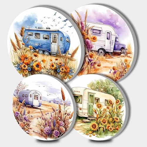 Miniatura 21 de 4 fundas redondas para quemador de estufa de Halloween, cubiertas de quemador eléctrico de calabaza de otoño, 8 y 10 pulgadas, cubierta para Obras