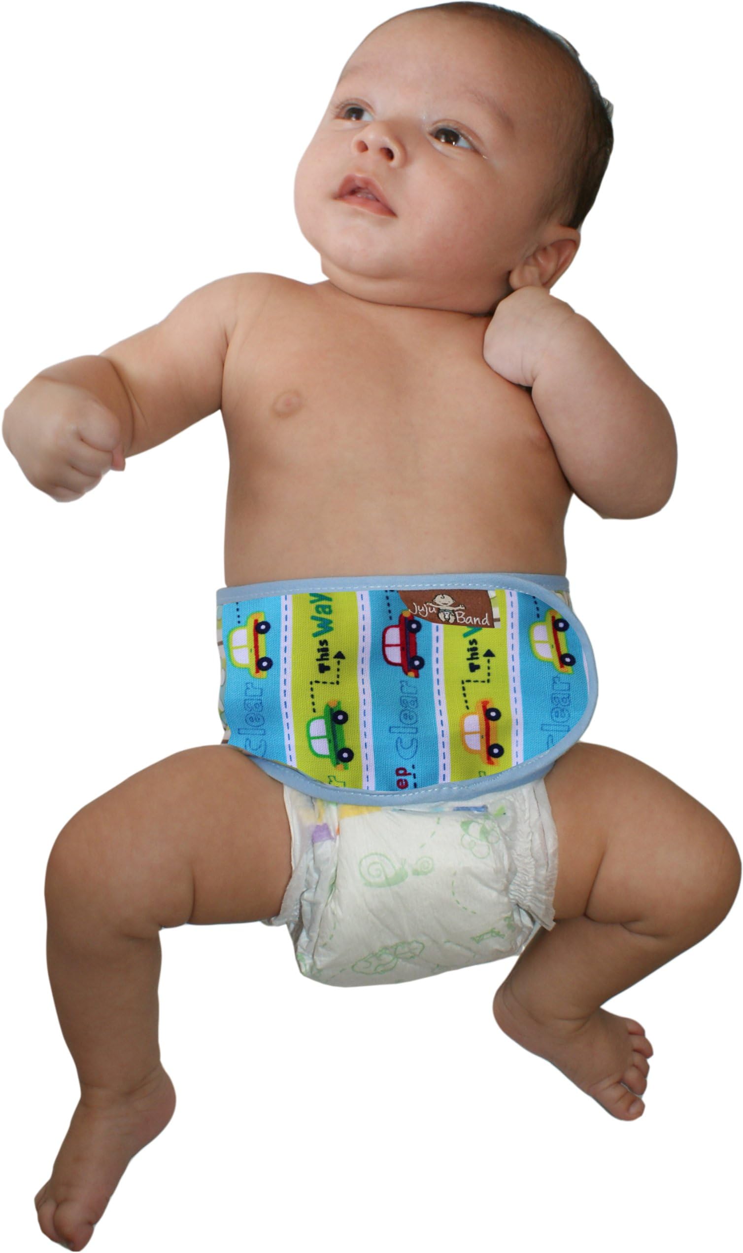 Juju Band Holistic Colic Relief Belly Binder in Cars