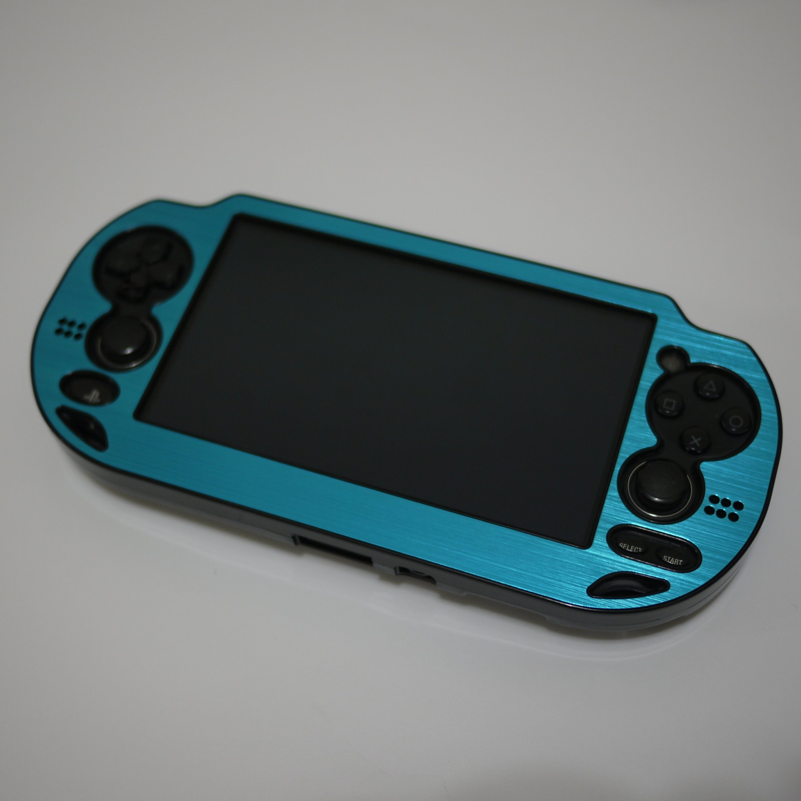 PS Vita アルミフェース プラスチック ハード ケース （ブルー