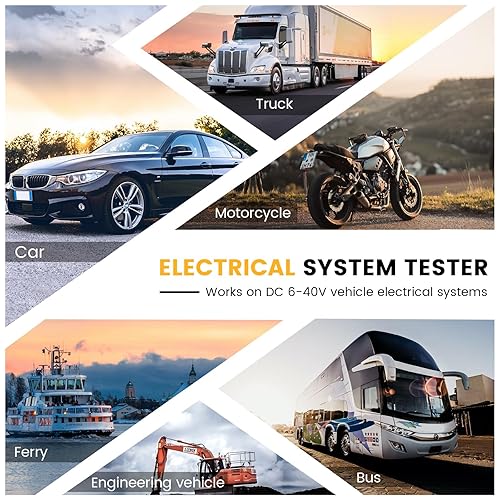 Miniatura 7 de GODIAG Probador de sonda de circuito de potencia, Cortocircuito automático, Probador de fusibles de relé, Probador de voltaje, Kit de herramientas