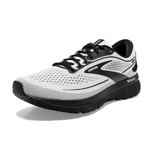 Brooks Men’s Trace 2 Neutral Running Shoe - White/Black - 11 Medium