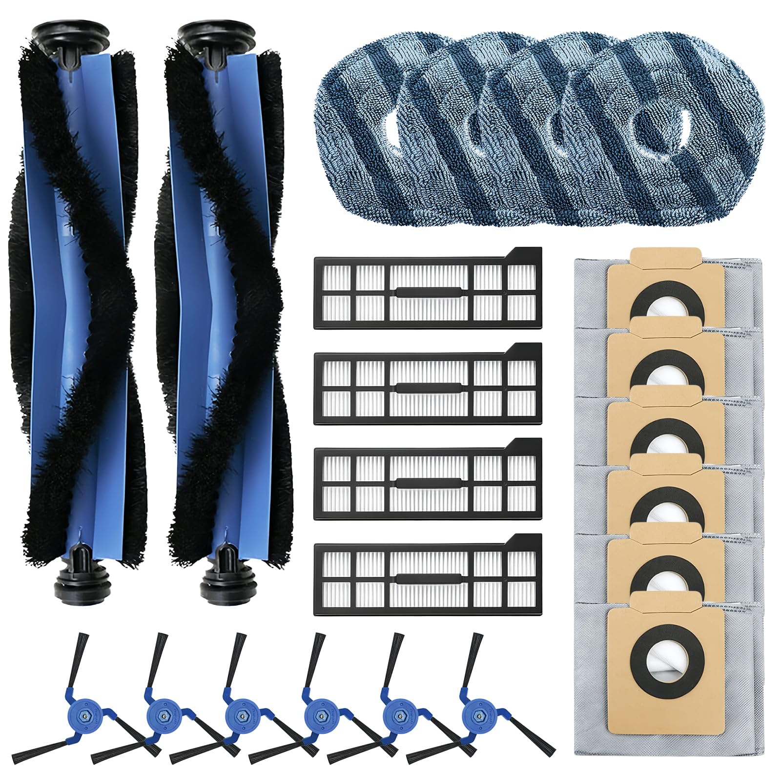 Robot Vacuum Accessories Kit Replacement for EUFY X10 Pro Omni