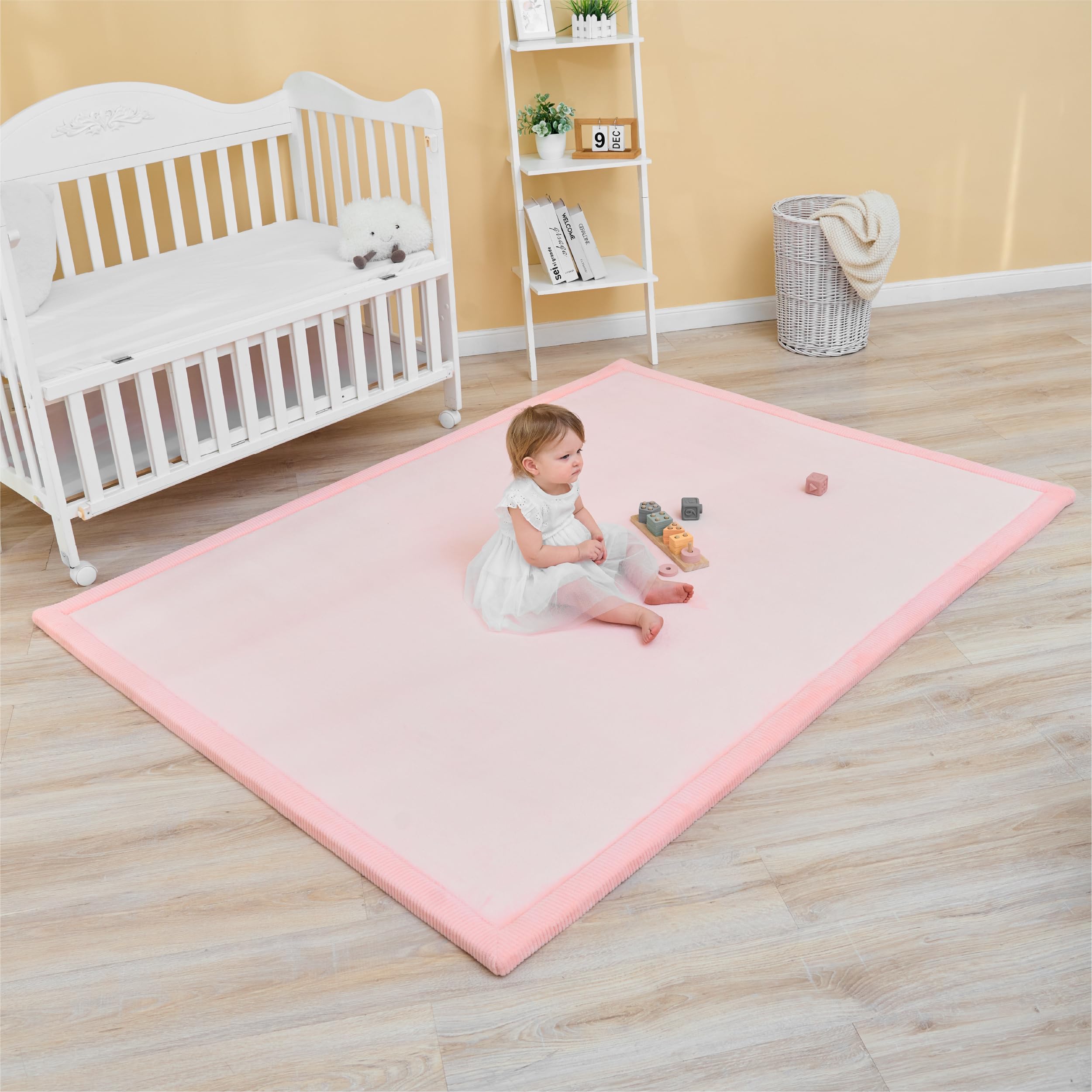SUPERBE BEBE – Tappeto Gioco per Bambini 150 × 200 × 2,5 cm – Spesso e Antiurto – Schiuma Memory Non Tossica Oeko-Tex – Tappeto per Cameretta e Stanza Giochi – Design Elegante