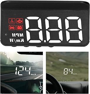 Obdii Hud Head Up Display, Car Head Up Display Speedometer, Obd2 Hud Head Up Display Windshield Projector Multifunction Gauge Alarm Fatigue Driving Reminder