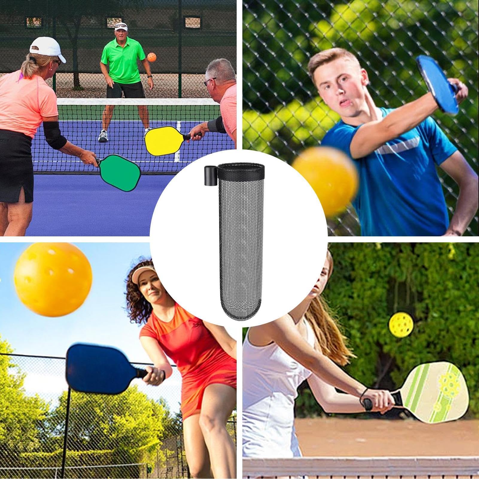 Zbdroxygen Pickle Ball Net,Durable Pickleball Collector Bag, Portable Pickleball Net Bag for Quick Ball Collection During Games, Black 4