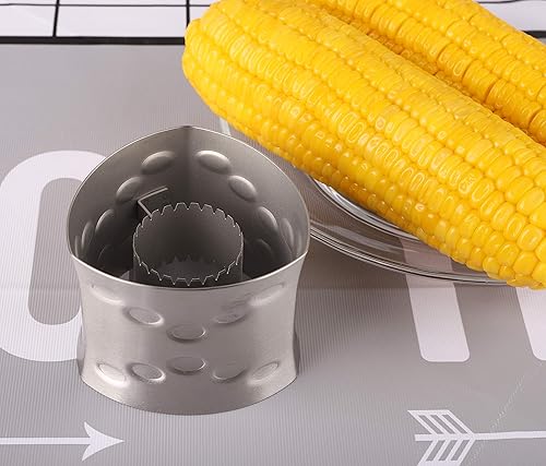 Miniatura 2 de Cortador pelador de maíz de acero inoxidable para cocina casera con hoja dentada