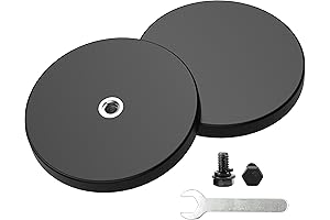 2-Pack Outdoor Magnets: Anti-scratch Mounting