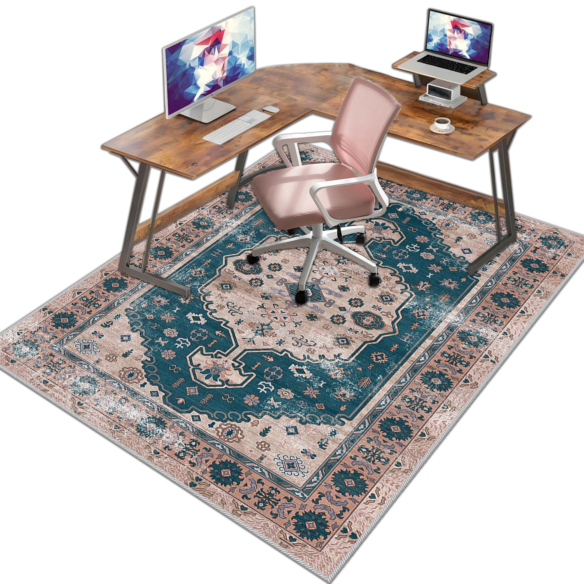 Tapis de Chaise de Bureau pour Fauteuil Antidérapant 200 x 230 cm