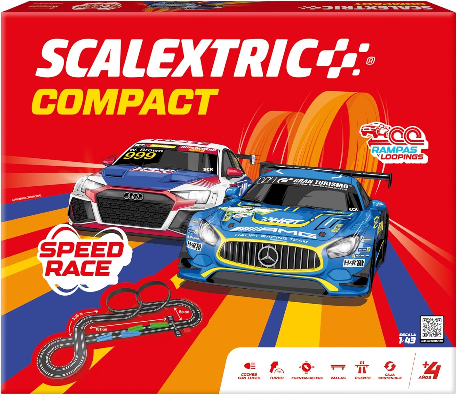 Juego Scalextric Compact Speed Race por 59,99€