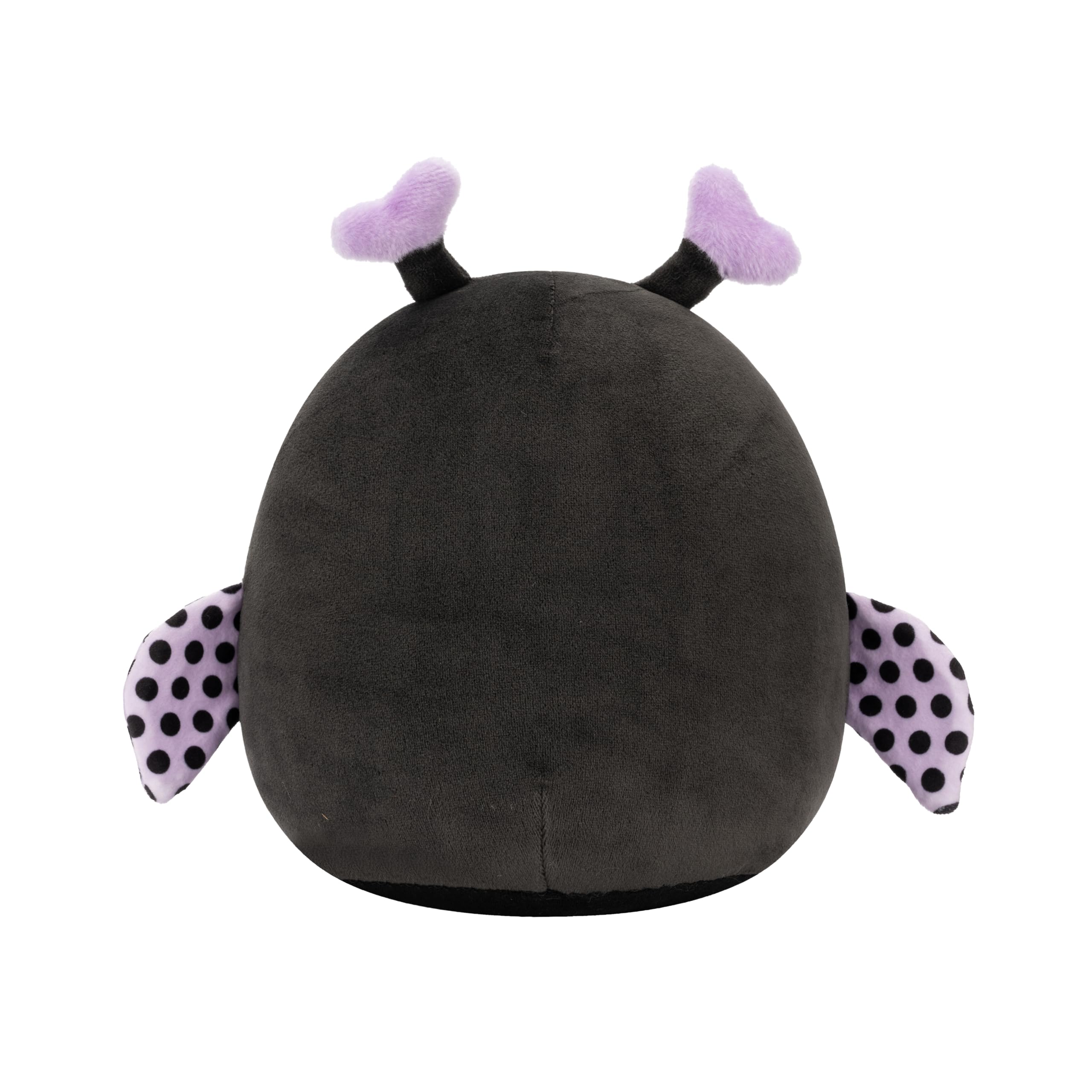 Squishmallows Original 8in Fitzy The  Holding Fuzzy Heart – Official Jazwares Valentine Plush (Little): Black Ladybug