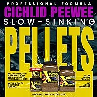 Vista 2 de Xtreme Cichlid Peewee - Pellets de 1.5 mm – Nutrición probada para cíclidos – Aminoácidos equilibrados, mejora la salud inmune y digestiva