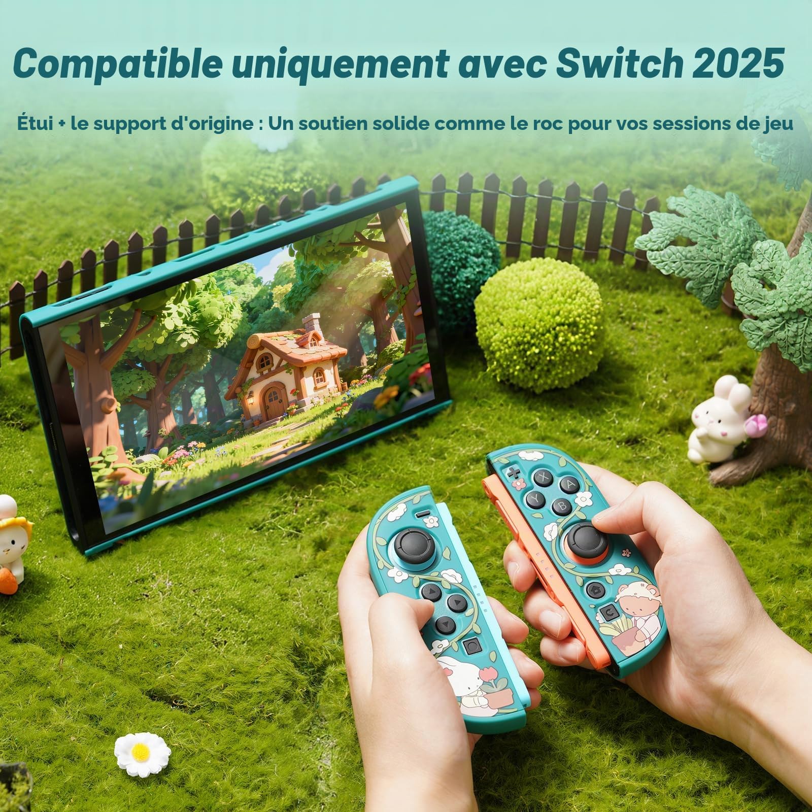 GeekShare Coque De Protection Pour Switch 2, Coque En PC Rigide, Etui Antidérapant, Anti-Rayures Et Résistante À L'Usure, Compatible Avec La Station D'Accueil