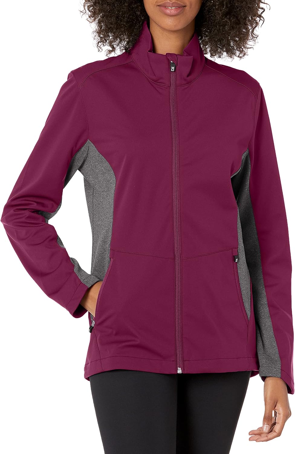 Cutter & Buck Women's Long Sleeve Full Zip Lightweight Navigate Softshell Jacket
