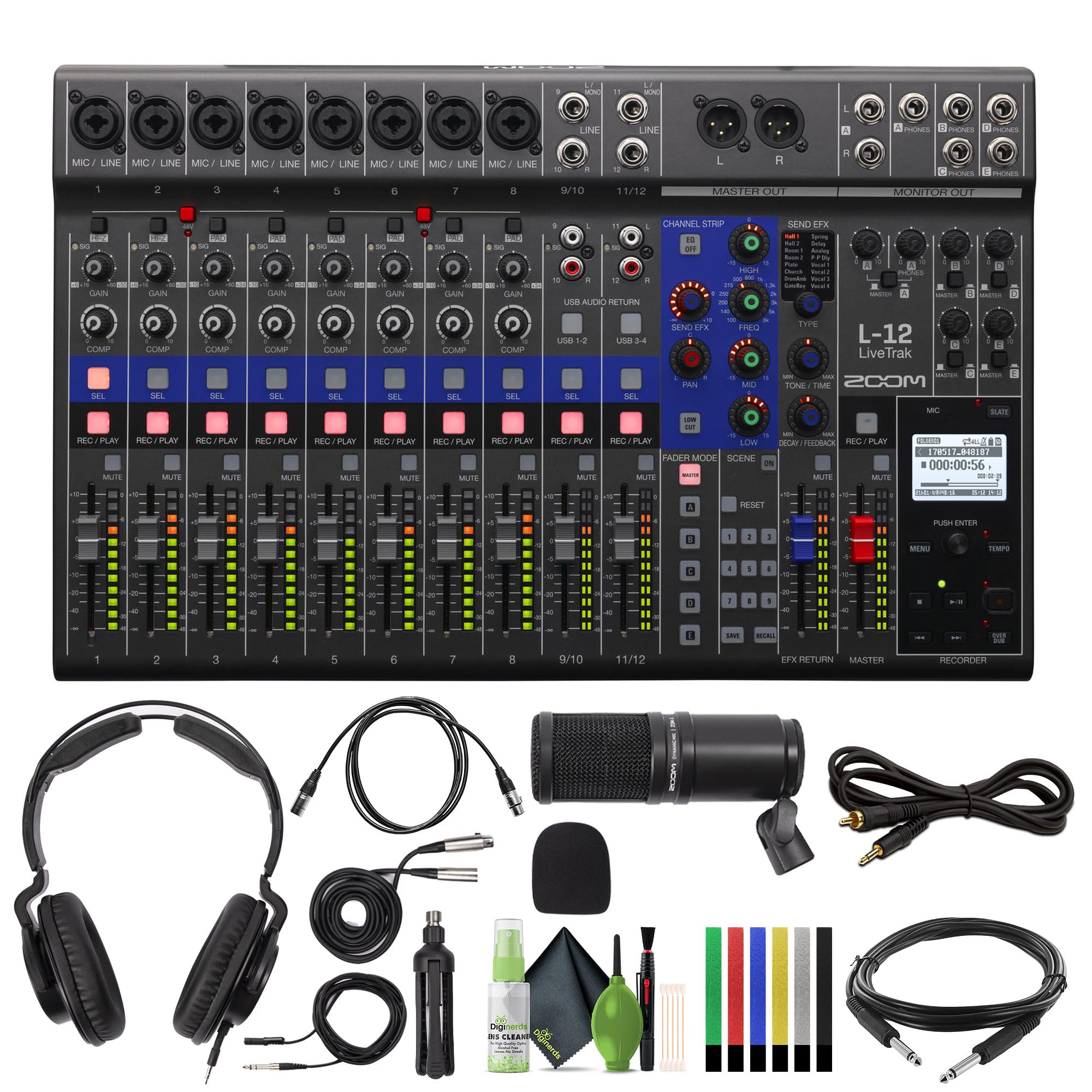 Amazon.com: Zoom LiveTrak L-12-12-Channel Digital Mixer