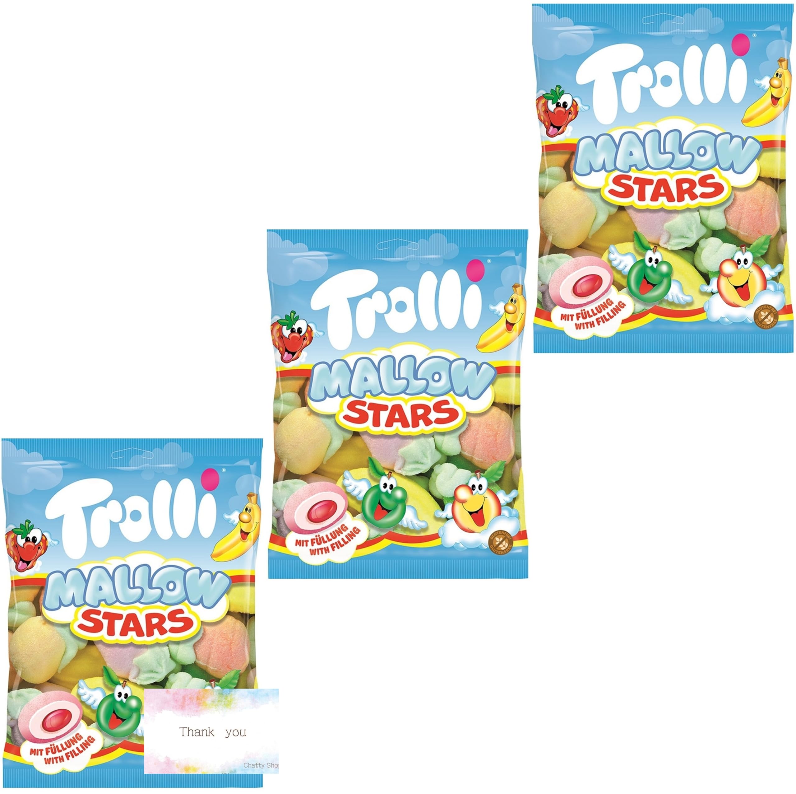 Amazon | 【3個セット】Trolli トローリ マシュマロ グミ マロウ