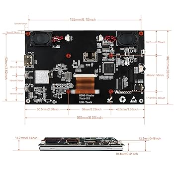 Amazon.com: wisecoco 7 inch LCD Touch Screen for Raspberry