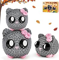 Vista 11 de Crochetta Kit de ganchillo para principiantes, kit de inicio de ganchillo para principiantes con tutoriales en video paso a paso, kits