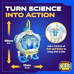 ORBI Kit robot eau salée sans batterie Jouet robot eau saline alimenté 8+ | STEM Trousse pour l'apprentissage des sciences, de la chimie & Énergie verte Manuel bilingue 62 Pièces