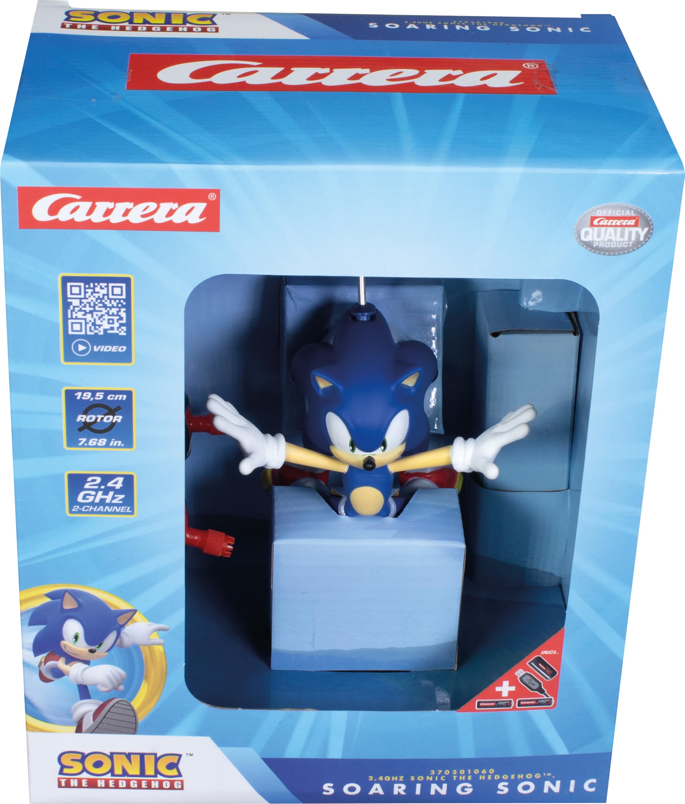 Carrera 2,4 GHz Sonic The Hedgehog(TM), Soaring Sonic