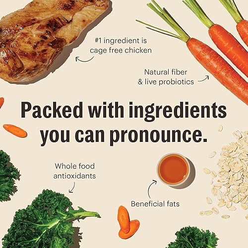 Miniatura 9 de The Honest Kitchen Whole Food Clusters - Alimento seco para perros con carne de res y avena integrales, bolsa de 20 libras