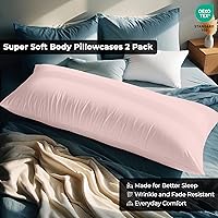 Vista 220 de Royale Linens Paquete de 2 fundas de almohada de tamaño estándar de 20 x 26 pulgadas, microfibra 1800, fundas de almohada de cama, resistentes a