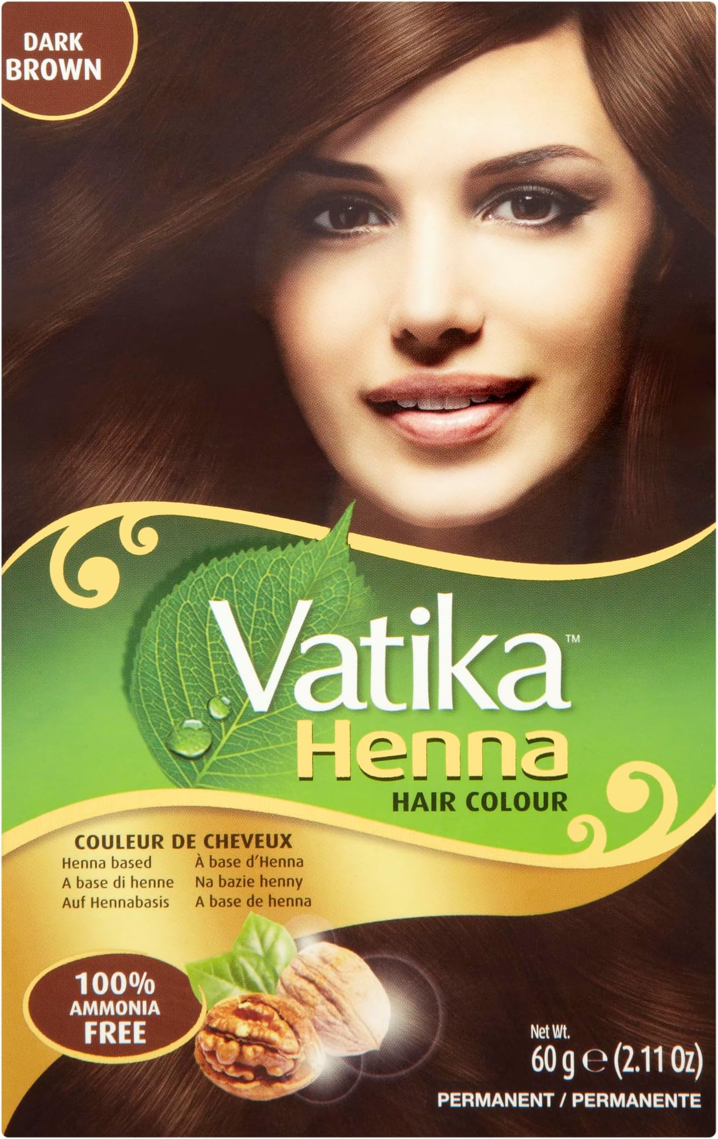DABUR Vatika Henna Dark Brown 60g
