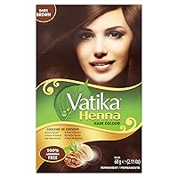 Vista 7 de Tinturas para cabello Vatika Henna, a base de henna, 2.1 oz, Burgundy