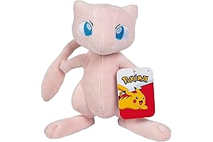 Pokémon Mew 8" Plush - Soft & Cuddly Stuffed Animal Toy