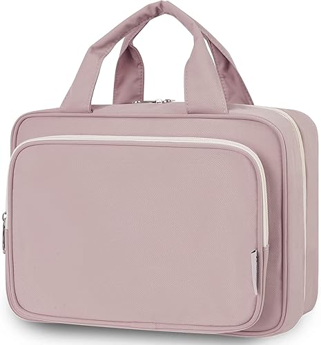 Miniatura 17 de Narwey Neceser colgante para mujer, bolsa de artículos de tocador para viaje, tamaño esencial, accesorios, A-Negro, Large