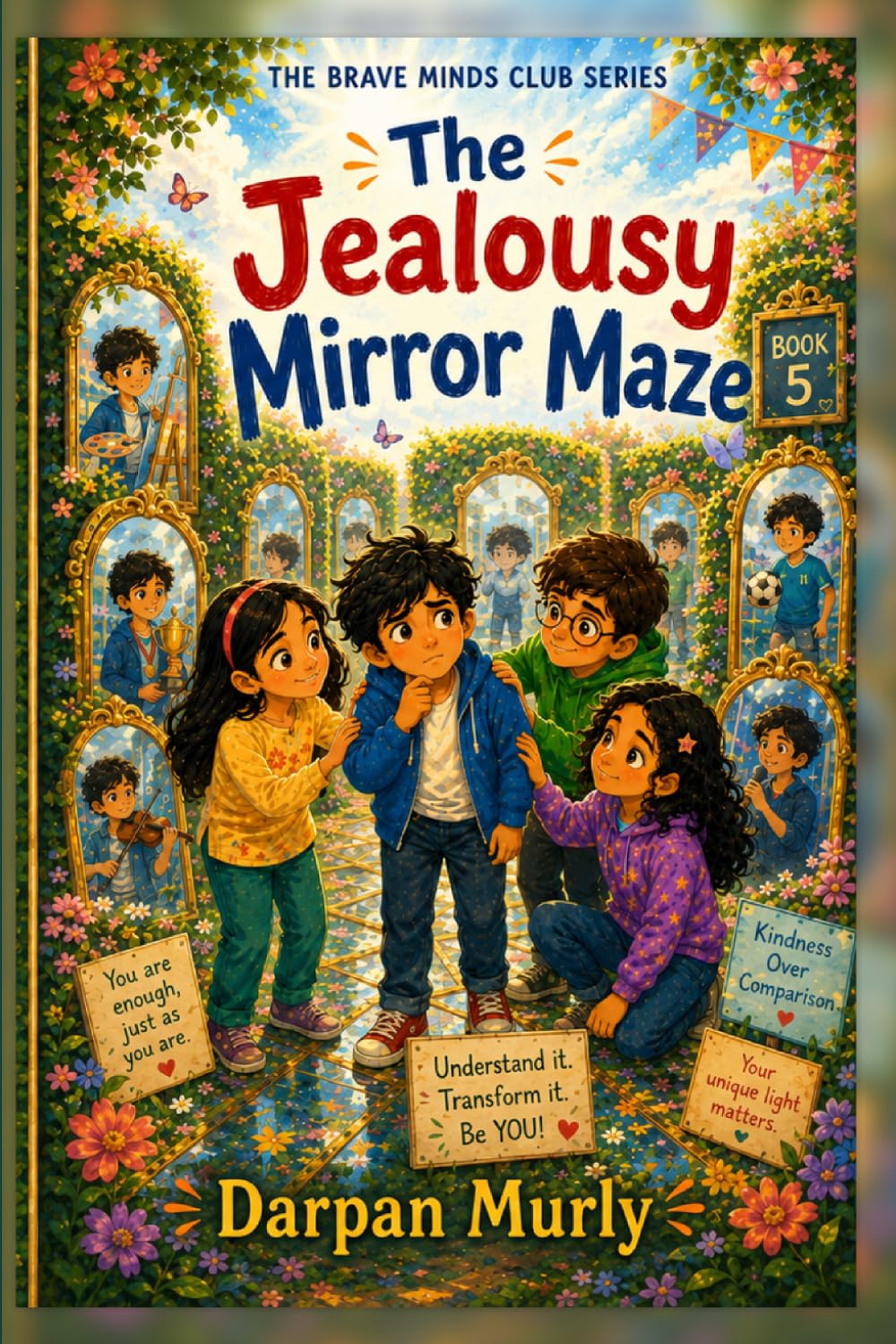 The Jealousy Mirror Maze: A Story About Comparison, Fairness and Finding Your Own Light: 5 (The Brave Minds Club Series)