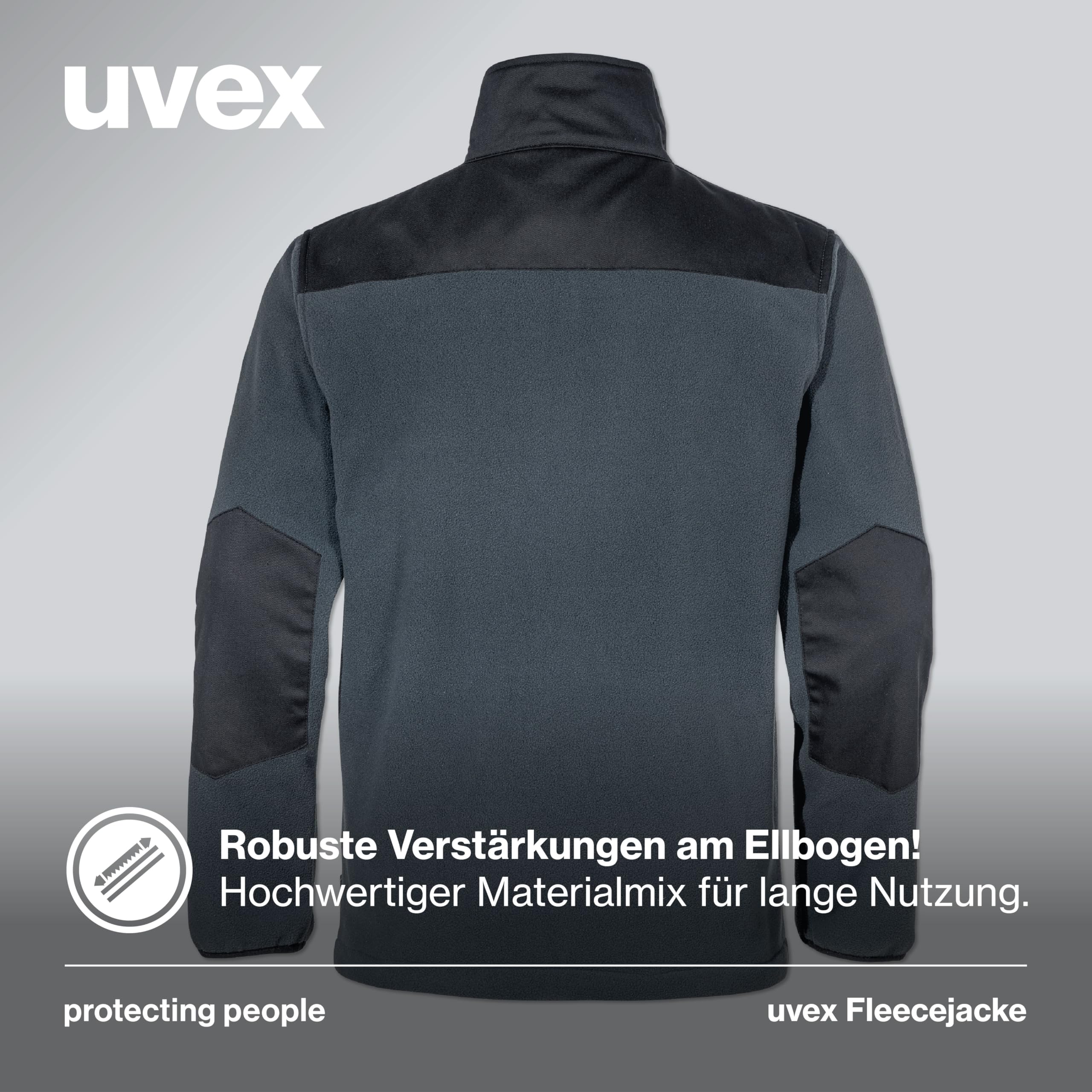 Uvex tune-up Fleecejacke - Herren Arbeitsjacke - Outdoorjacke für Freizeit