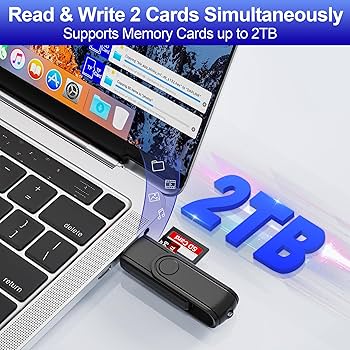 SD Card Reader For IPhone IPad, Lightning & USB-C Dual Connector Memory SD Card Adapter, Support SD/Micro SD Cards, High-Speed Trail Camera Viewer, Plug And Play