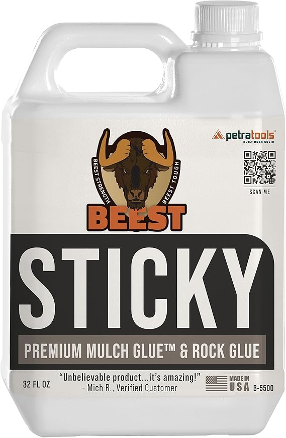 BEEST Sticky Mulch Glue Mulch Glue for Landscaping