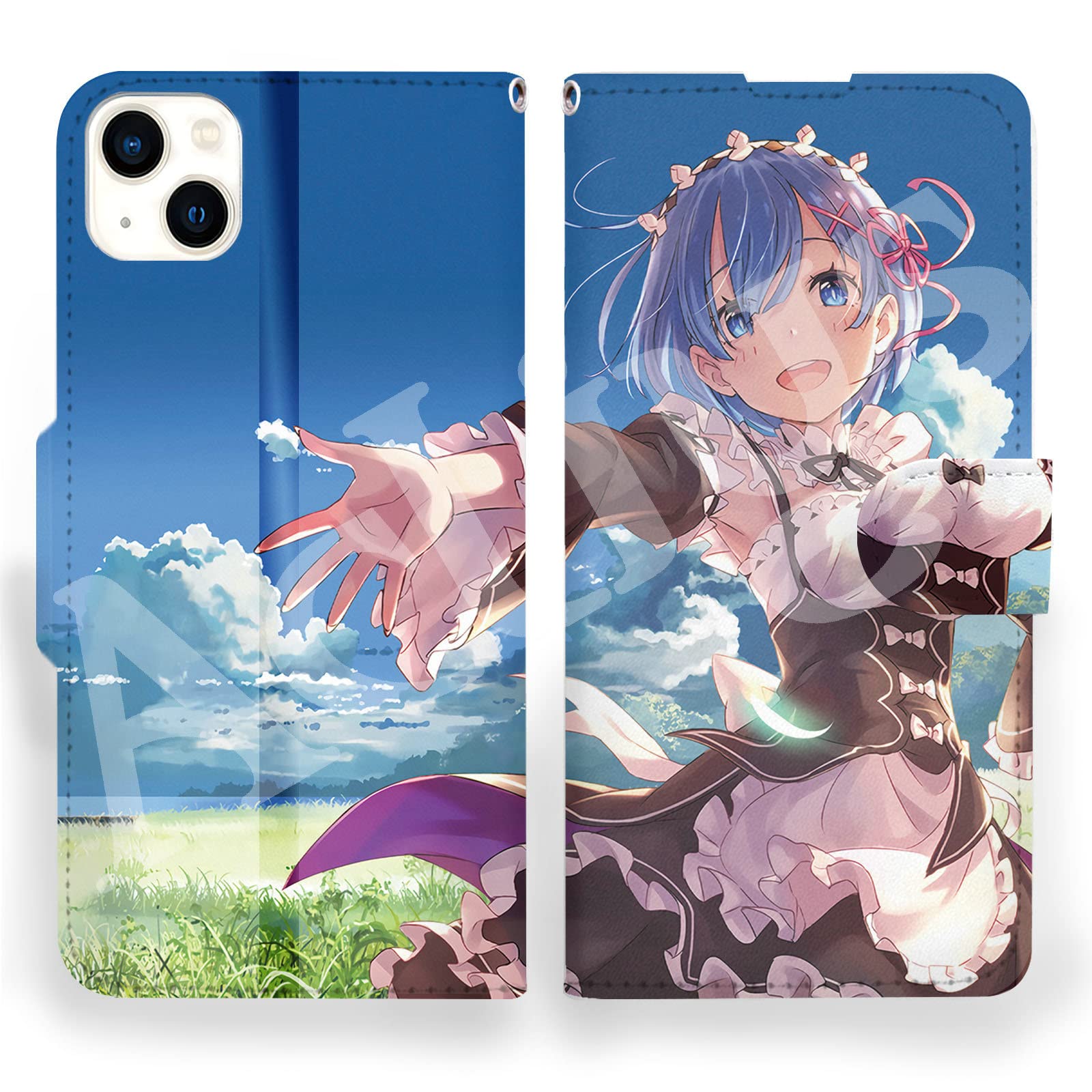 Amazon.co.jp: リゼロ スマホケース 手帳型 iphone14proケース 手帳 型