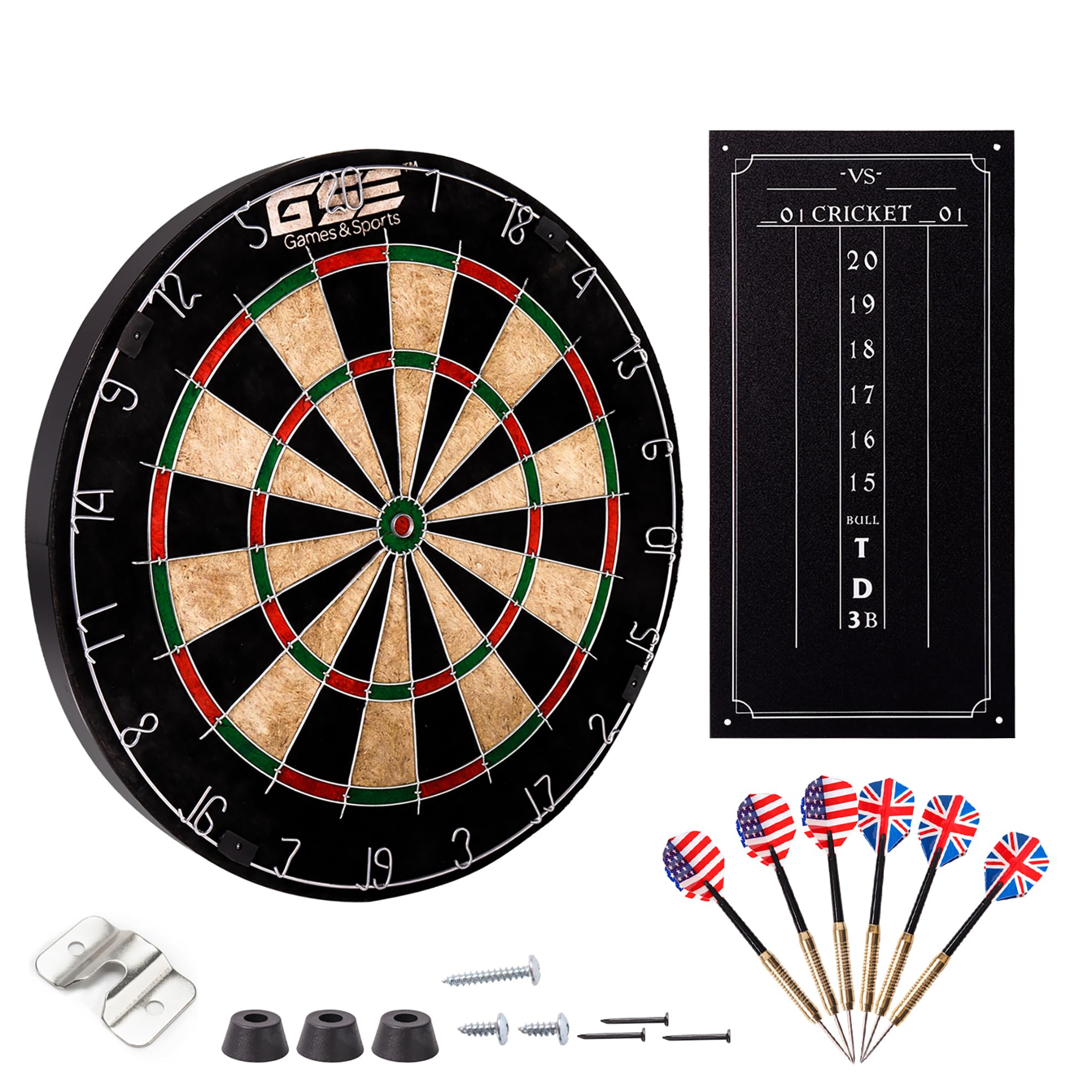 Amazon.co.jp: GSE Games & Sports Expert 18インチ 剛毛ダーツボード