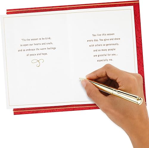 Miniatura 6 de Hallmark Elegante tarjeta de Navidad (Peace & Hope)