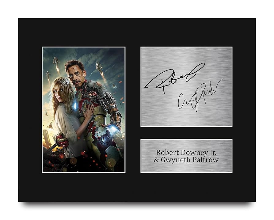 Robert Downey Jr. サイン 証明書付き IRON MAN Robert Downey Jr Autograph Custom Card - Etsy