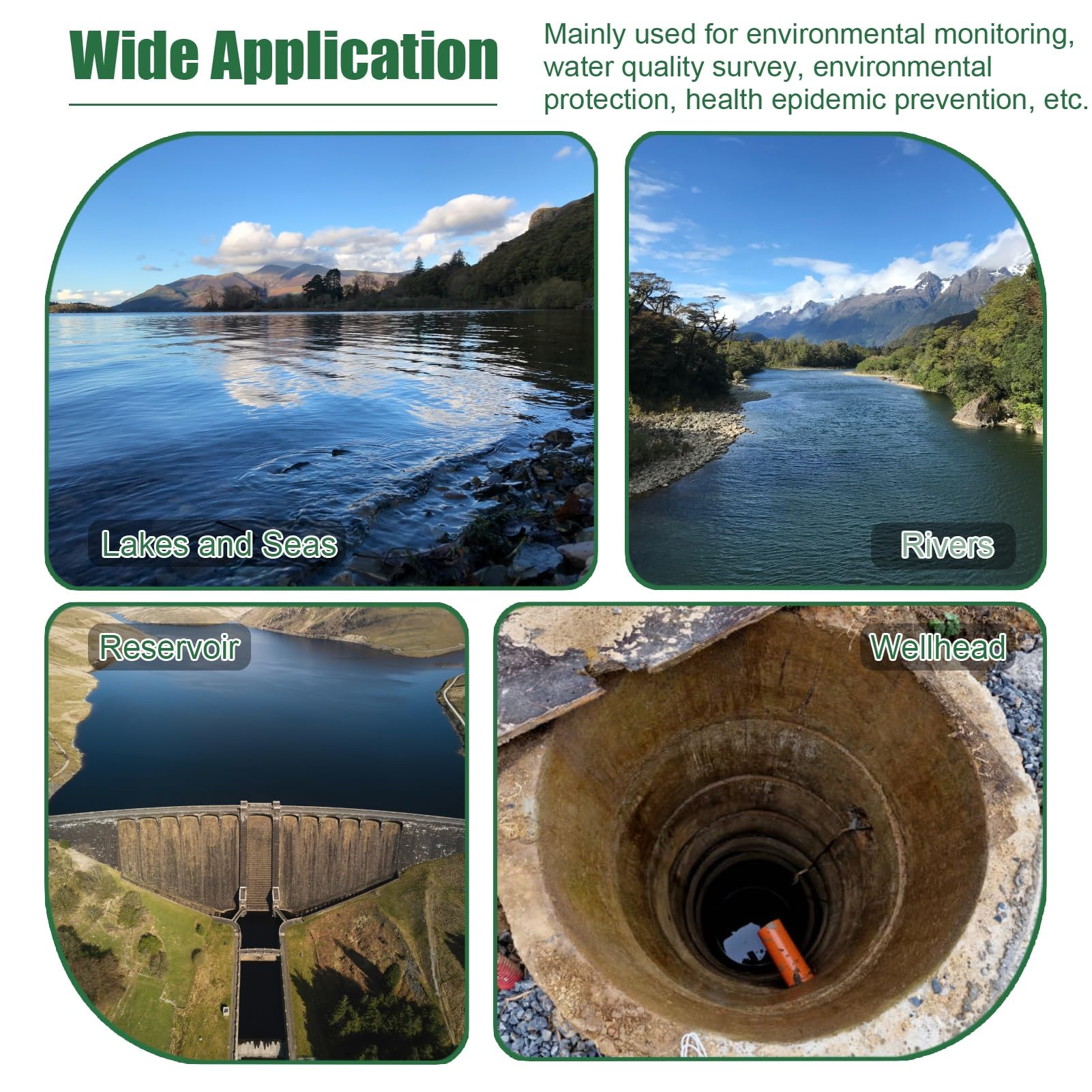 Campionatore di fanghi in acciaio inossidabile, secchio per fango da 3 litri, per fiumi, laghi e bacini idrici, strumento di raccolta ambientale resistente con uscita dell'acqua
