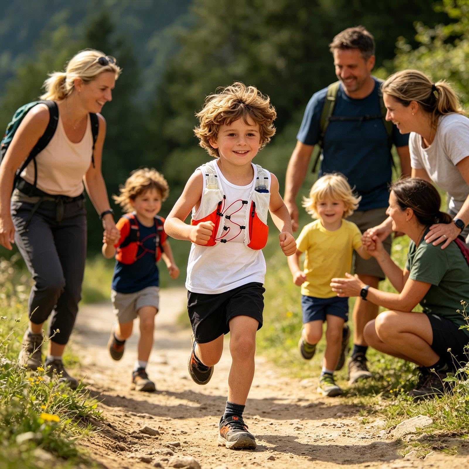 Gilet da corsa per idratazione | Zaino ultra leggero per sport all'aria aperta per bambini | Trail Running Carry Holder Design | Ciclismo Escursionismo Jogging Walking Palestra Viaggi Fitness