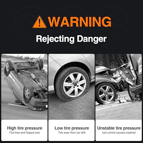 Miniatura 9 de Acpatur Inflador de neumáticos con compresor de aire portátil X1 y S1, 150 PSI y fácil operación inalámbrica