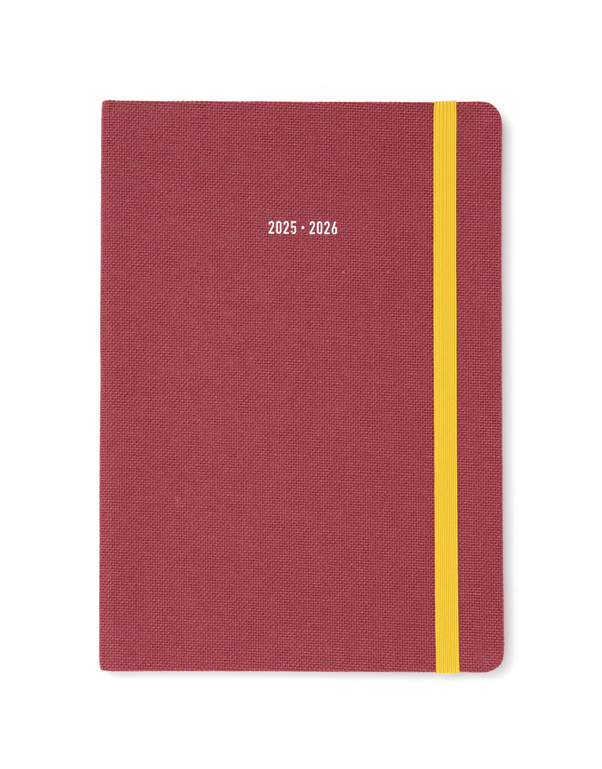 Letts of London Raw A5 academic 2025/2026 week to view diary - Berry 26-031731