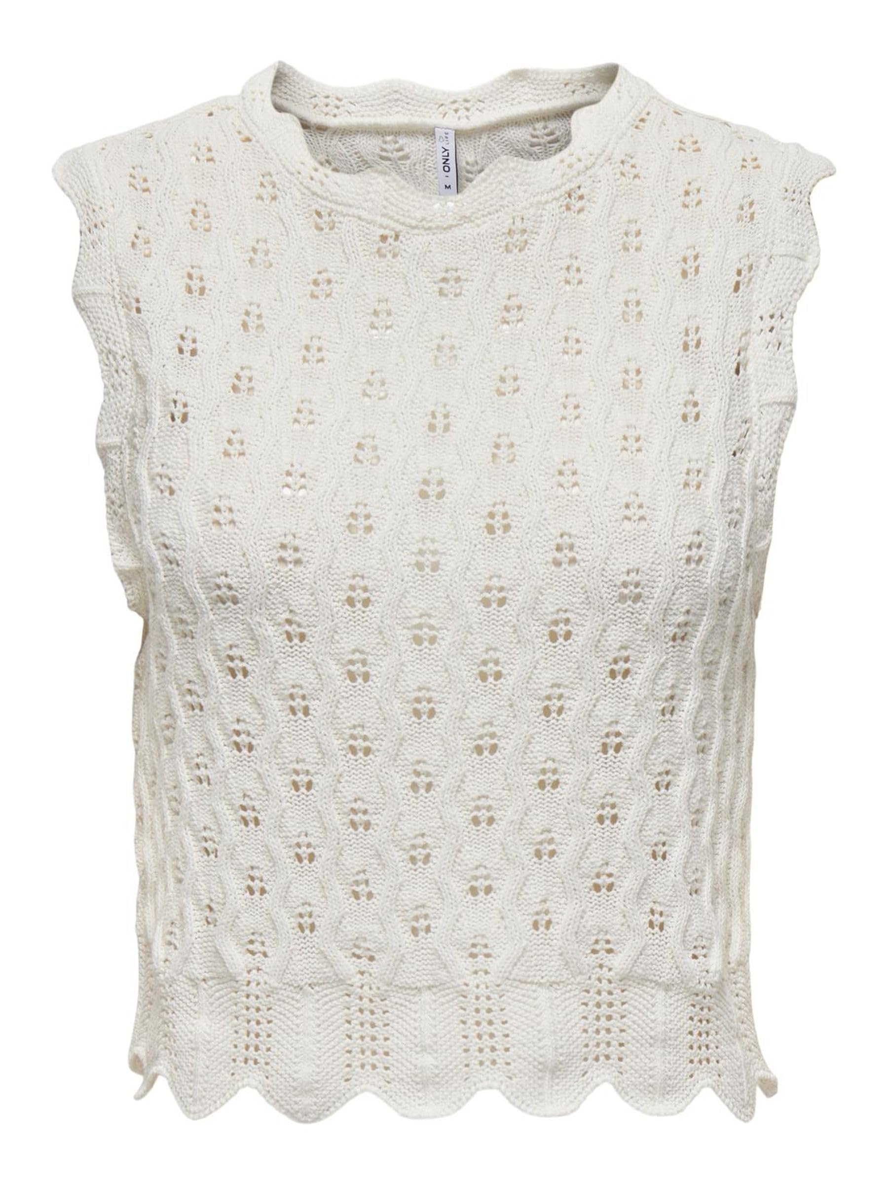 Only Onlluna Life SL O-Neck Tank Nca Knt Camiseta de Tirantes Anchos para Mujer