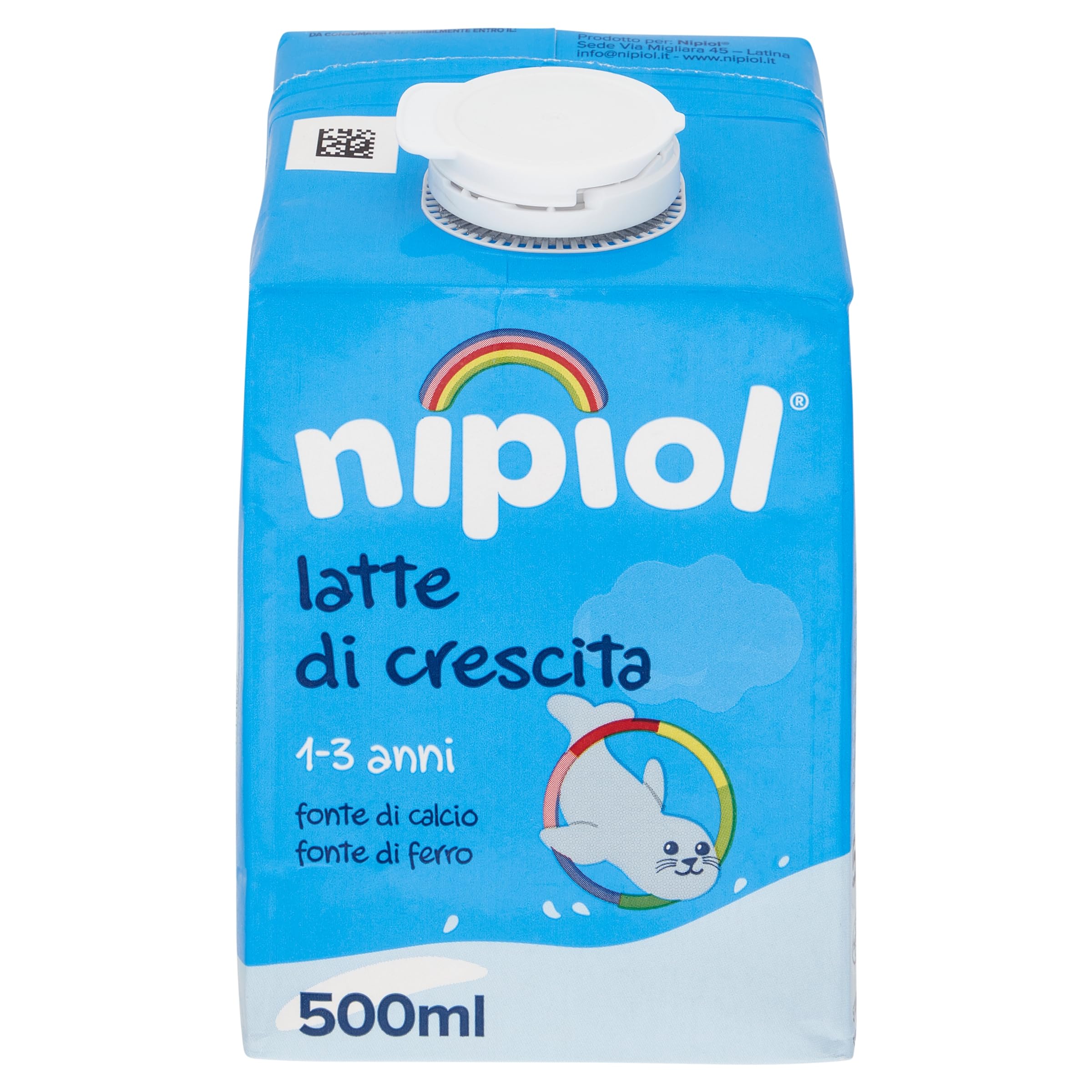 Nipiol - Latte Liquido 1-3 Anni- 500ml (12 confezioni)