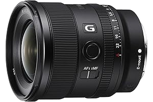Sony FE 20mm F1.8 G Ultra-Wide Prime Lens