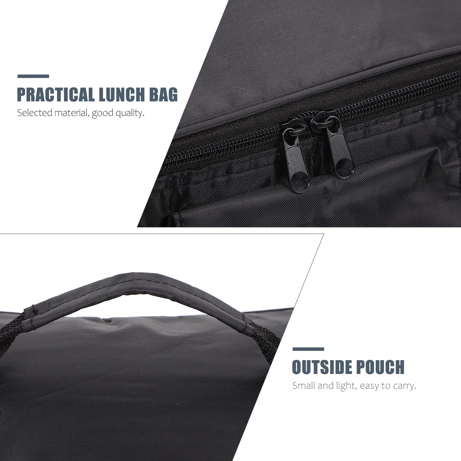 Bolsa Térmica para Almuerzo Aislamiento de Aluminio y Tela Oxford, Bolsa Portátil para Alimentos y Comida para Llevar, para Parques y Comidas Casa